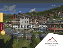 Tablet Screenshot of hotelbaitamontana.com